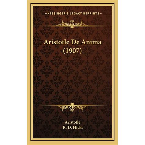 Aristotle De Anima Spanish Edition PDF