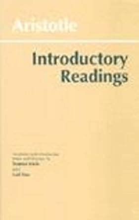 Aristotle Introductory Readings Hackett Classics Kindle Editon