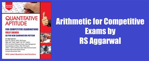 Arithmetic for Competitive Examinations Epub