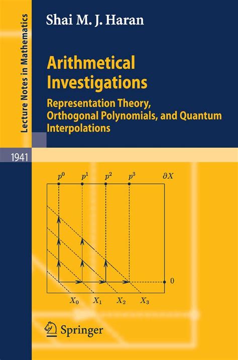 Arithmetical Investigations Representation Theory, Orthogonal Polynomials, and Quantum Interpolation Kindle Editon