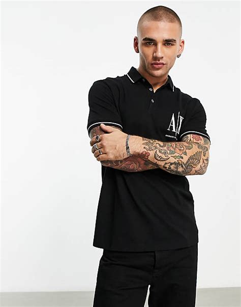 Armani Exchange Black Polo: The Epitome of Sophisticated Casualwear