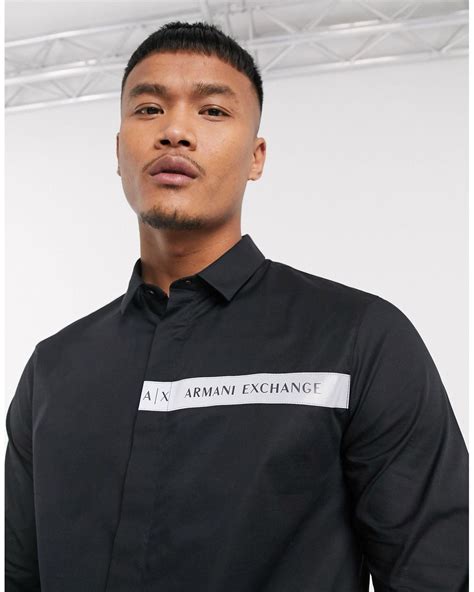 Armani Exchange Black Shirt: A Statement of Style and Confidence