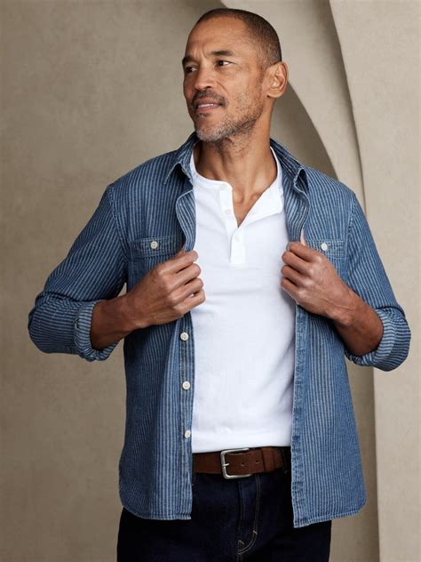 Armani Jeans Men's Shirt: Elevate Your Style with Iconic Denim