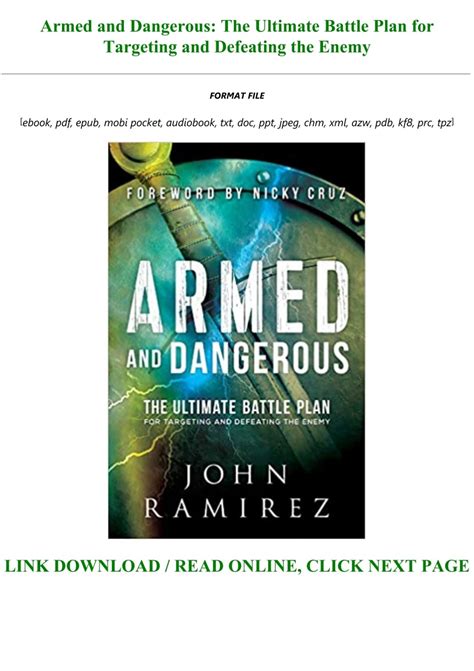 Armed and Dangerous The Ultimate Battle Plan for Targeting and Defeating the Enemy Reader