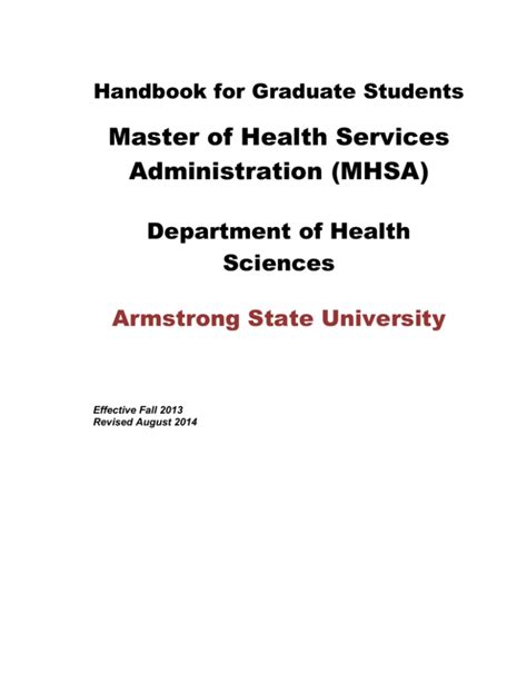 Armstrong Atlantic State University Graduate Catalog