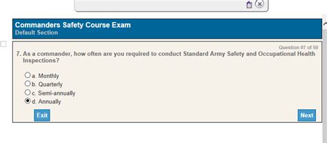 Army Commanders Safety Course Exam Answers Ebook PDF