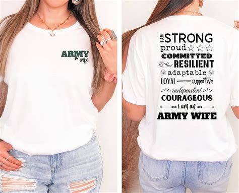 Army Wife Shirts: A Symbol of Pride and Support