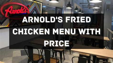 Arnold's Fried Chicken Menu: 50 Unbelievable Flavors That Will Blow Your Mind