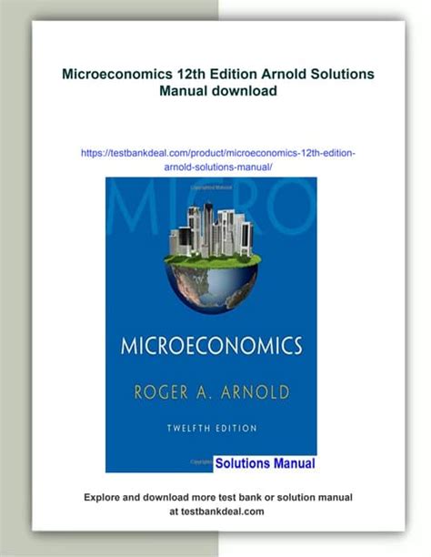 Arnold Microeconomics Solutions Doc