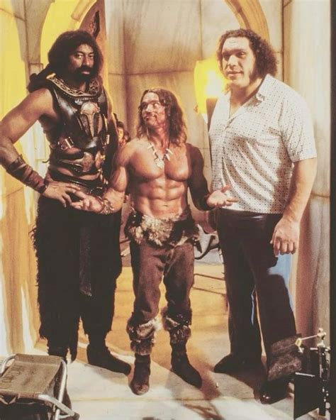 Arnold Schwarzenegger and André the Giant: A Colossal Collaboration