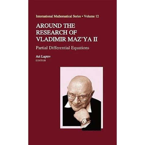 Around the Research of Vladimir Mazya II Partial Differential Equations 1st Edition Doc