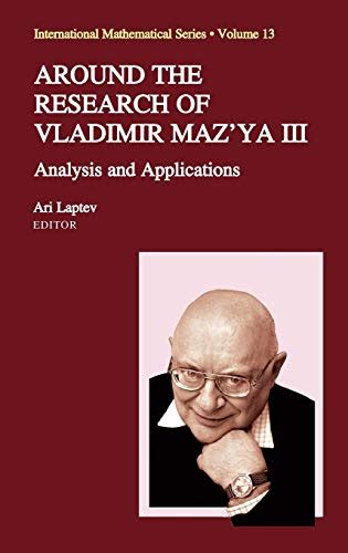 Around the Research of Vladimir Mazya III Analysis and Applications 1st Edition Epub