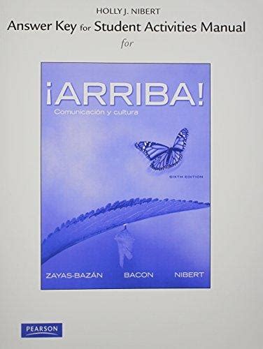 Arriba 6th Edition Student Activities Manual Answers PDF