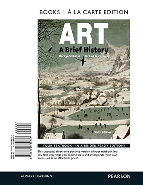 Art A Brief History Books a la Carte Edition 6th Edition Kindle Editon