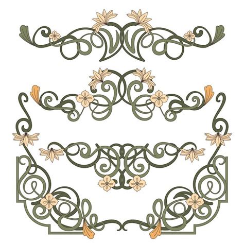 Art Nouveau Ornament (Small) Epub