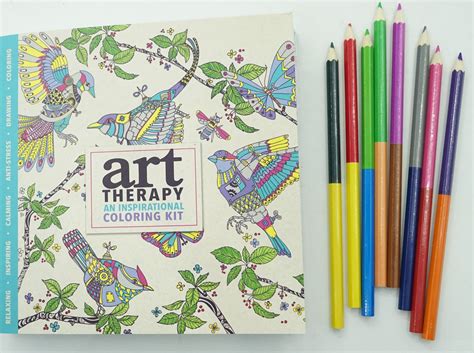Art Therapy An Inspirational Coloring Kit Deluxe kit with pencils PDF