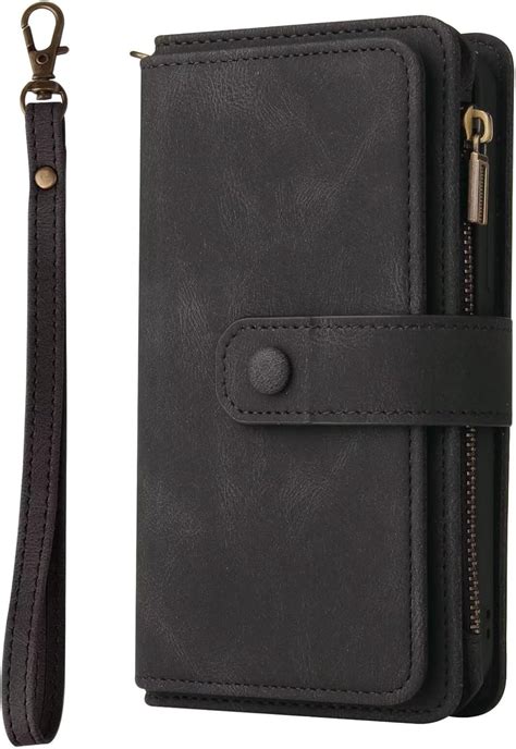 ArtMine Leather Magnetic Closure Wristlet Reader