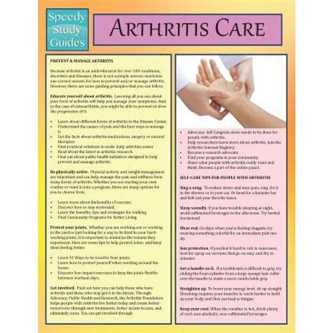 Arthritis Care Speedy Study Guides Reverse Arthritis Edition Epub