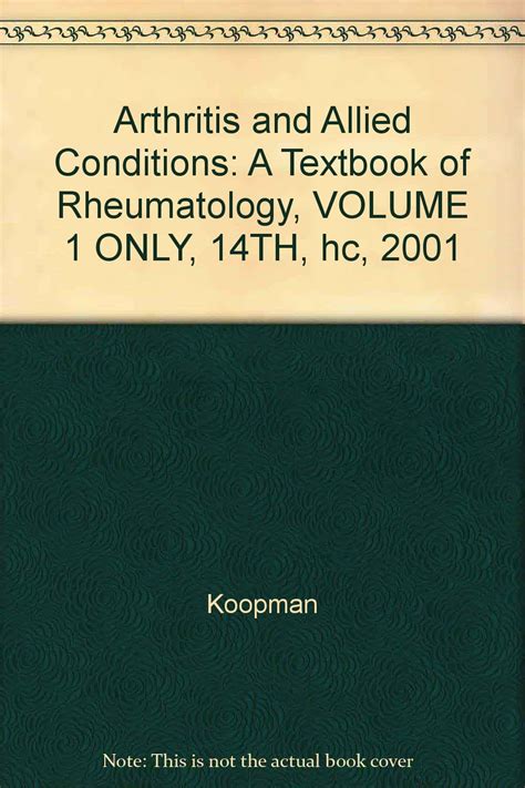 Arthritis and Allied Conditions: A Textbook of Rheumatology . Volume1 u. Volume 2., Ebook Doc