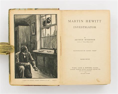 Arthur Morrison Martin Hewitt Investigator Epub