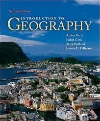 Arthur getis intro to geography 13th edition Ebook Kindle Editon