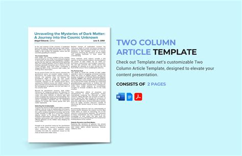 Article Template Google Docs