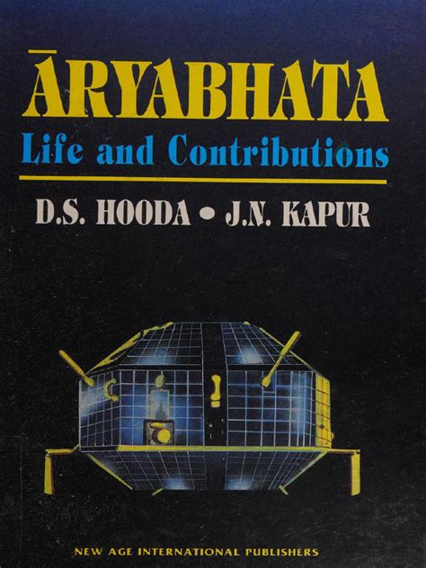 Aryabhata Life and Contributions 2nd Edition Reader