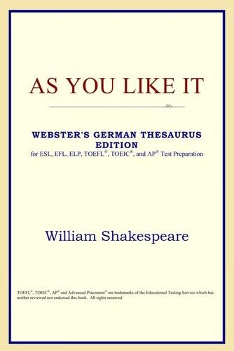 As You Like It Webster s Greek Thesaurus Edition Doc