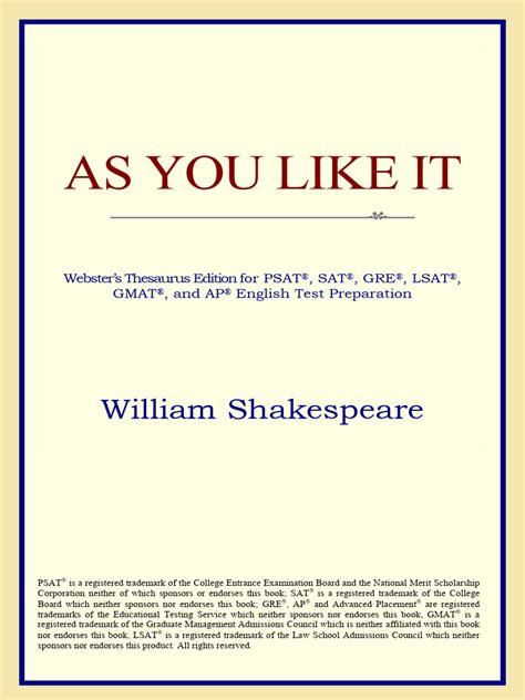 As You Like It Webster s Greek Thesaurus Edition Doc