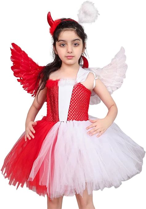 Ascend and Descend with Style: The Enchanting Half Angel and Devil Costume