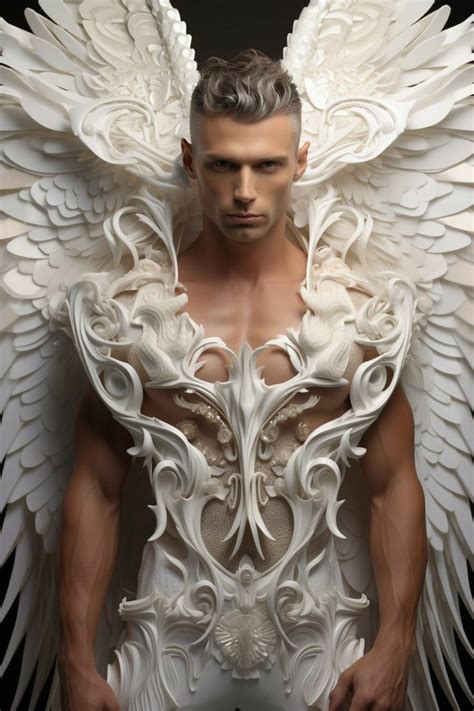 Ascend to Divine Grace: The Enchanting Male Angel Outfit