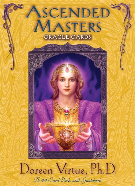 Ascended Masters Oracle Cards 44-Card Deck and guidebook Reader