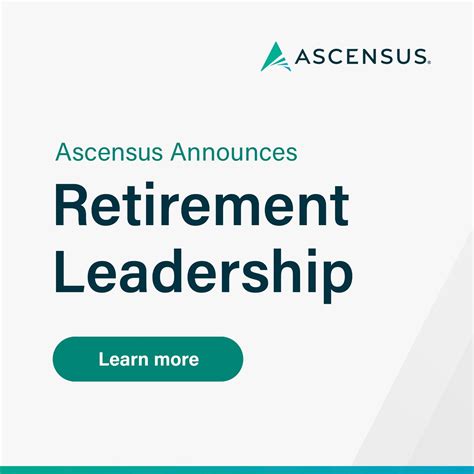 Ascensus Financial: A Leader in Retirement and Savings Solutions