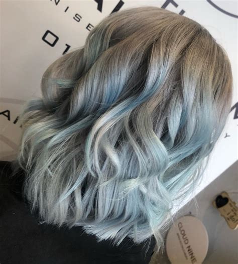 Ash Blonde Blue: