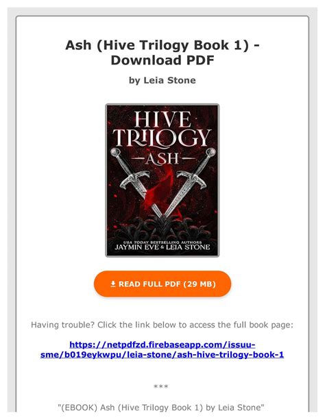 Ash Hive Trilogy Volume 1 Doc