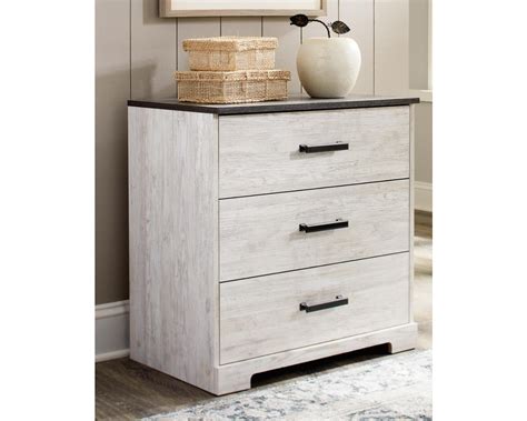 Ashley Furniture Signature Design by Ashley Yandel 3-Drawer Chest Dresser: