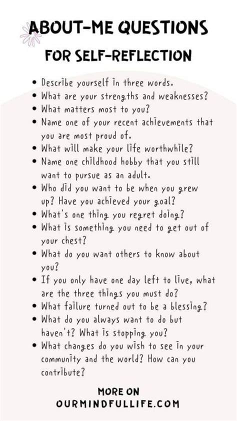 Ask yourself reflective questions: