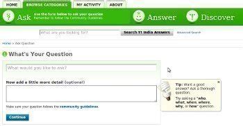 Asking A Question On Yahoo Answers PDF