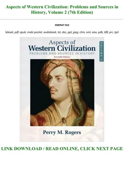 Aspects of Western Civilization: Problems and Sources in History, Volume 2 (7th Edition) Ebook Epub