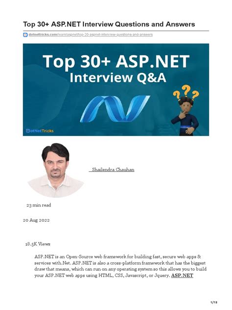 Aspnet Interview Questions And Answers Epub