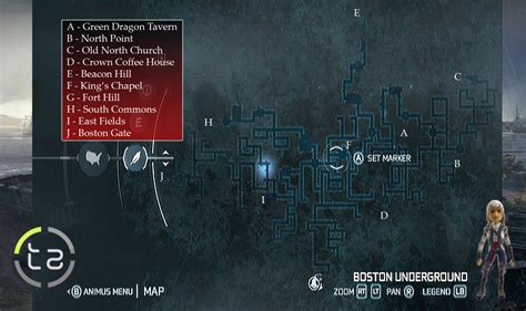 Assassin's Creed 3 Underground Boston Map: The Key to Hidden Treasures