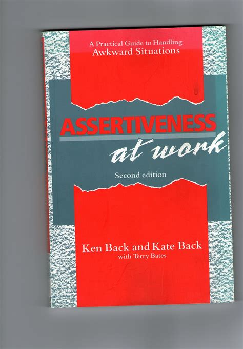 Assertiveness at Work A Practical Guide to Handling Awkward Situations PDF