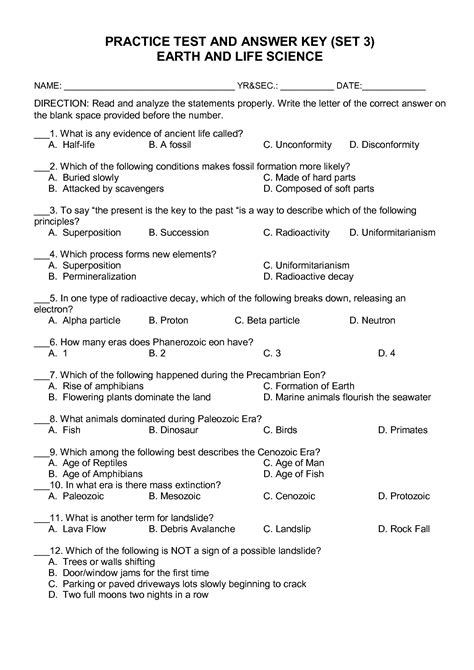 Assessment Life Science Answers Reader