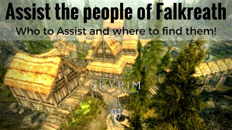 Assist the People of Falkreath: 10,000 Ways to Aid Our Beloved Town