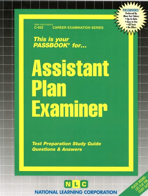 Assistant Plan ExaminerPassbooks Reader