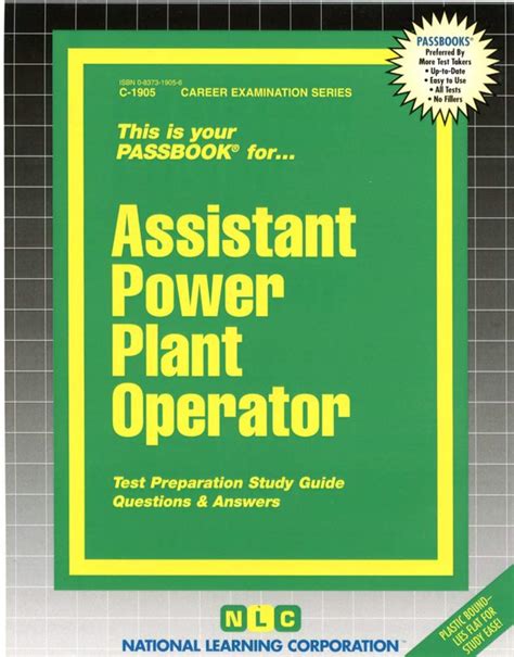 Assistant Power Plant OperatorPassbooks Kindle Editon