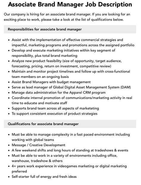 Associate Brand Manager Jobs: A Comprehensive Guide to the Exciting World of Marketing