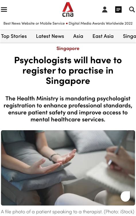 Associate Psychologists: Enhancing Mental Healthcare Accessibility in Singapore