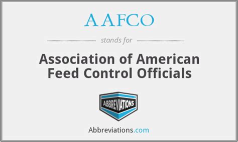 Association of American Feed Control Officials (AAFCO)