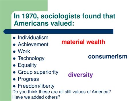 Assuming Superiority Based on Material Wealth: